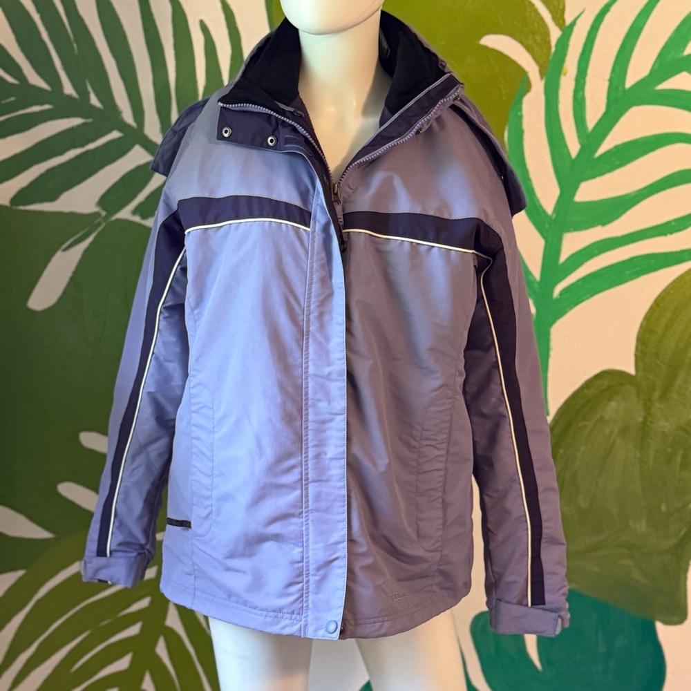 L.L. Bean Lavender Ski Jacket with Removable Fleece Liner